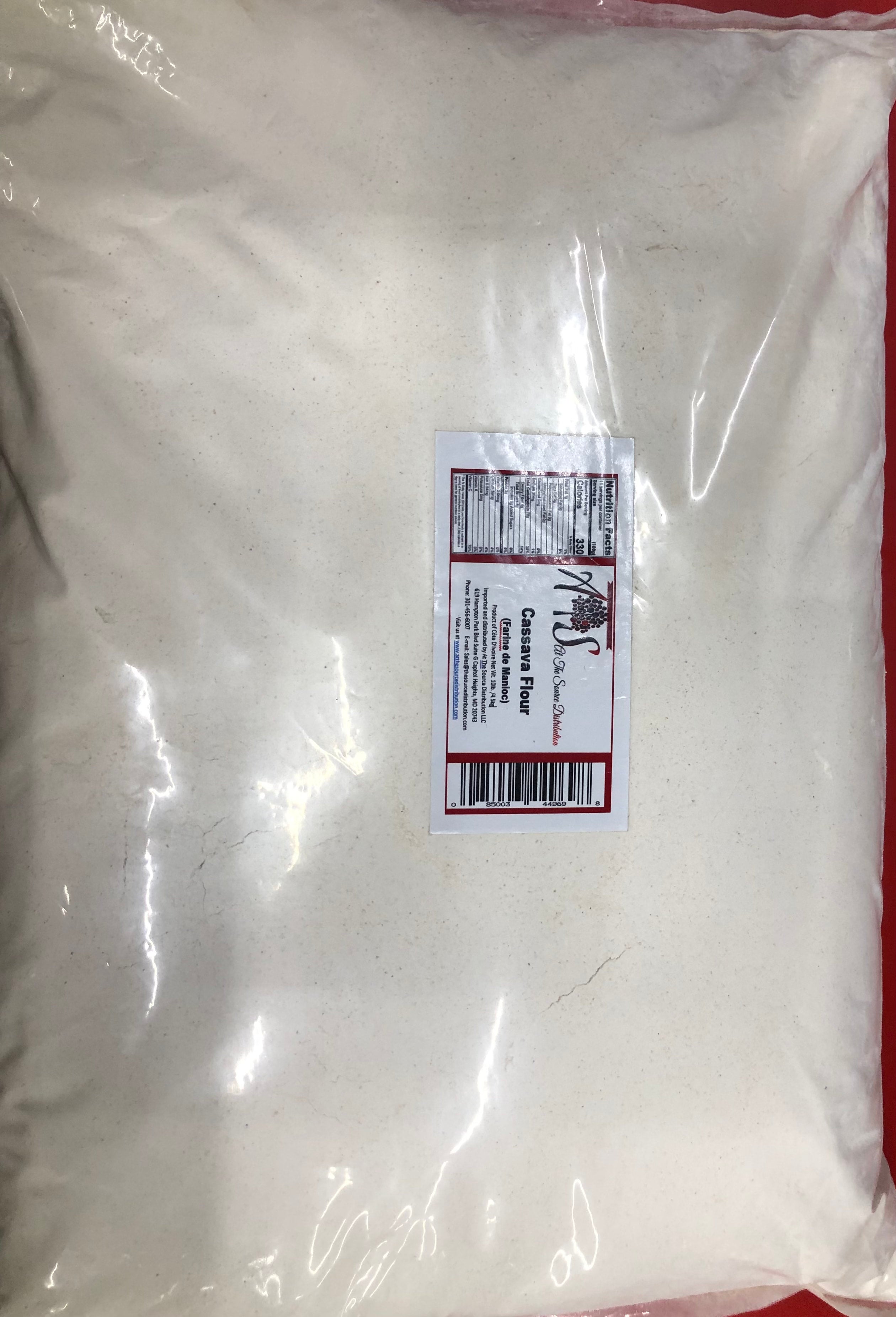 what is the nutritional value of cassava flour